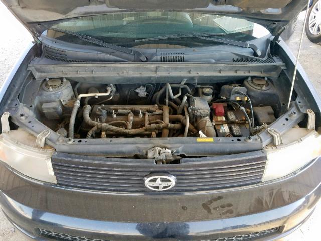 JTLKT334764098921 - 2006 TOYOTA SCION XB BLACK photo 7