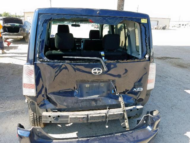 JTLKT334764098921 - 2006 TOYOTA SCION XB BLACK photo 9