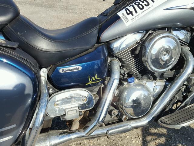 JKBVNKD178A019078 - 2008 KAWASAKI VN1600 D BLUE photo 9