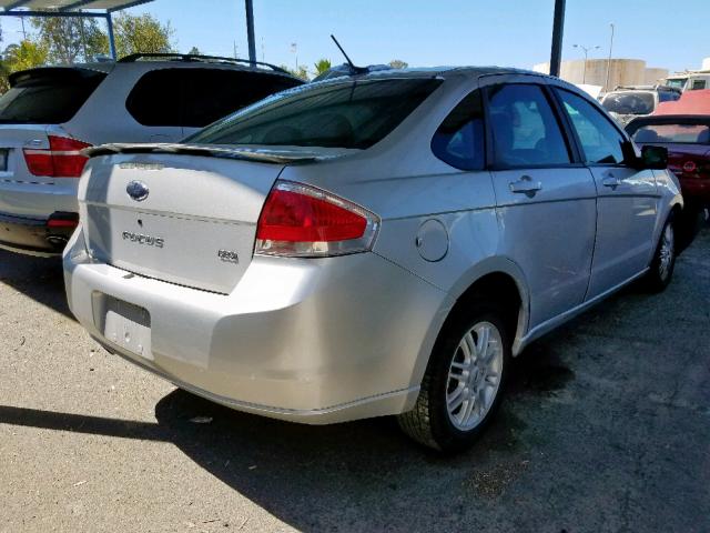 1FAHP36N19W243755 - 2009 FORD FOCUS SES SILVER photo 4