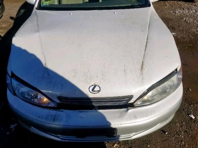 JT8BF28G415108189 - 2001 LEXUS ES 300 WHITE photo 7