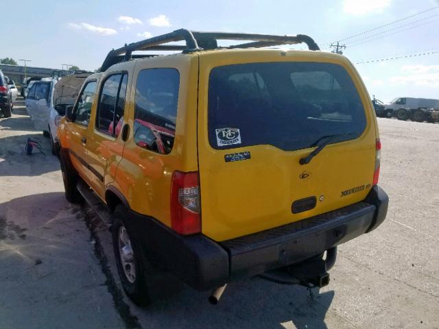 5N1ED28Y4YC536049 - 2000 NISSAN XTERRA XE YELLOW photo 3