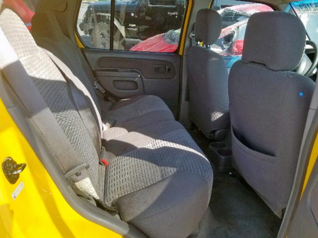 5N1ED28Y4YC536049 - 2000 NISSAN XTERRA XE YELLOW photo 6