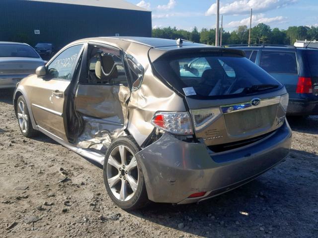 JF1GH63628G828117 - 2008 SUBARU IMPREZA OU GOLD photo 3