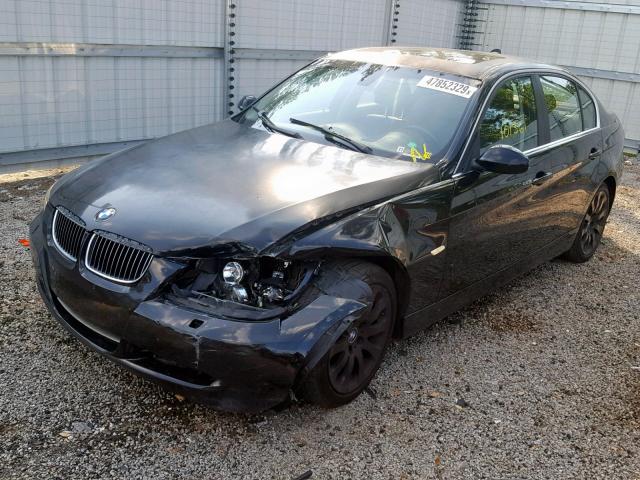 WBAVB33576PS15221 - 2006 BMW 330 I BLACK photo 2