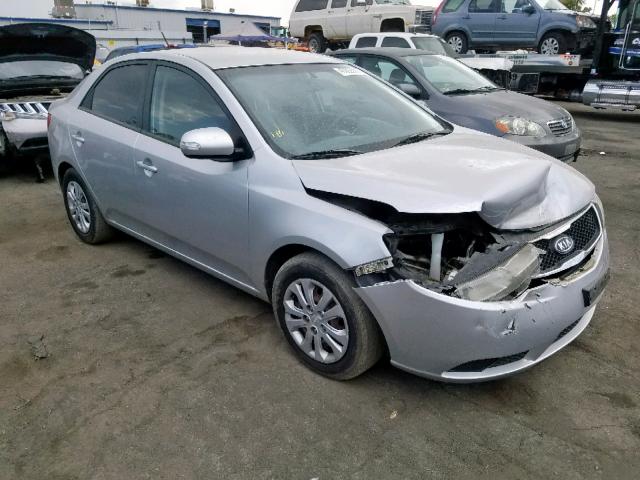 KNAFU4A26A5142831 - 2010 KIA FORTE EX SILVER photo 1