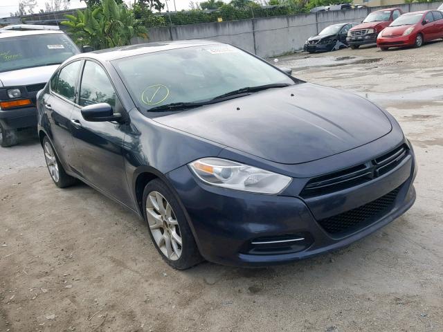 1C3CDFBA1DD270593 - 2013 DODGE DART SXT GRAY photo 1