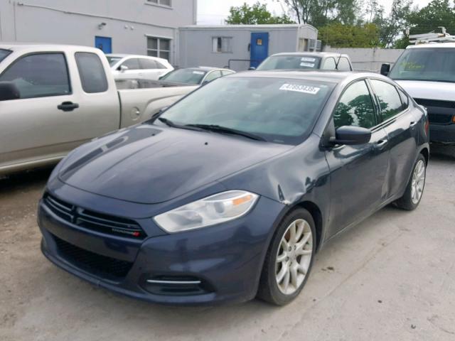 1C3CDFBA1DD270593 - 2013 DODGE DART SXT GRAY photo 2