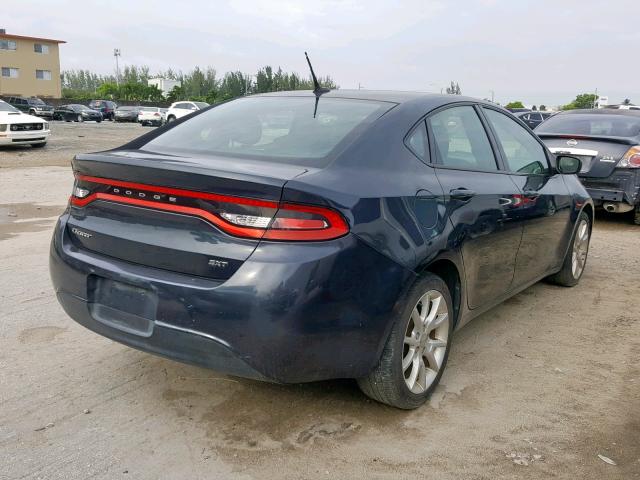 1C3CDFBA1DD270593 - 2013 DODGE DART SXT GRAY photo 4