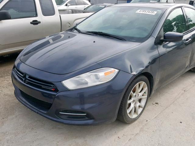 1C3CDFBA1DD270593 - 2013 DODGE DART SXT GRAY photo 9