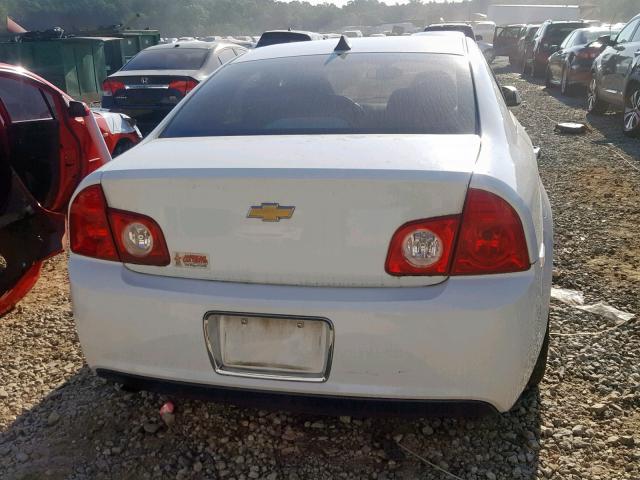 1G1ZC5E09CF178729 - 2012 CHEVROLET MALIBU 1LT 白色 照片 9