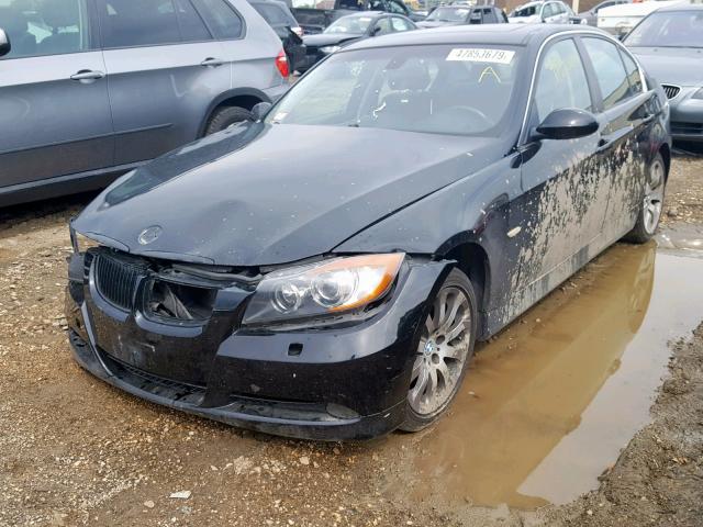 WBAVD53598A284343 - 2008 BMW 335 XI BLACK photo 2