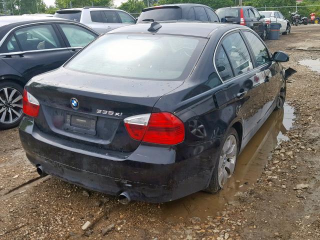 WBAVD53598A284343 - 2008 BMW 335 XI BLACK photo 4