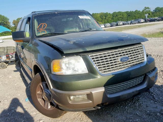 1FMPU18L73LC07765 - 2003 FORD EXPEDITION GREEN photo 1