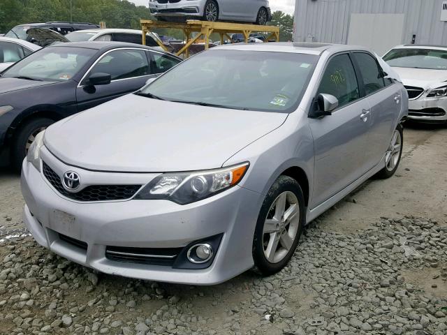 4T1BF1FK2CU039770 - 2012 TOYOTA CAMRY BASE SILVER photo 2
