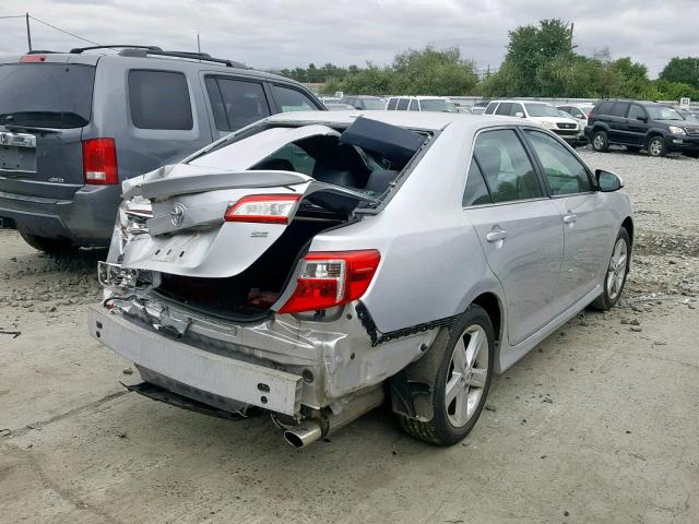 4T1BF1FK2CU039770 - 2012 TOYOTA CAMRY BASE SILVER photo 4