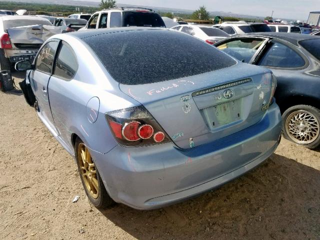 JTKDE167390300408 - 2009 TOYOTA SCION TC ლურჯი ფოტო 3