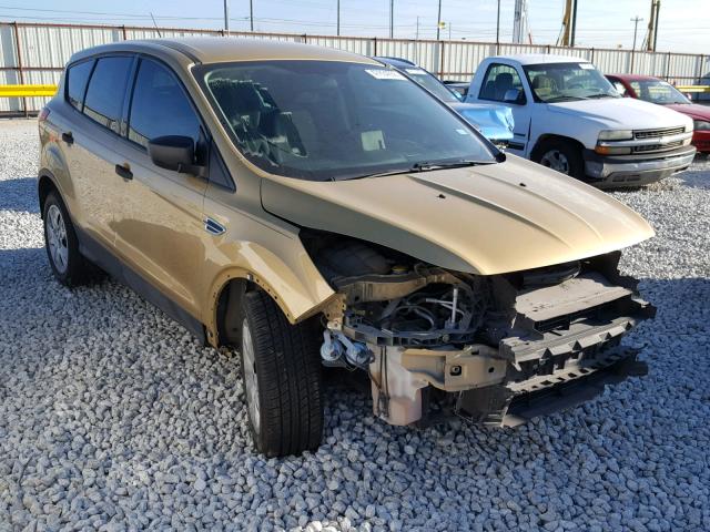 1FMCU0F7XEUB93372 - 2014 FORD ESCAPE S GOLD photo 1