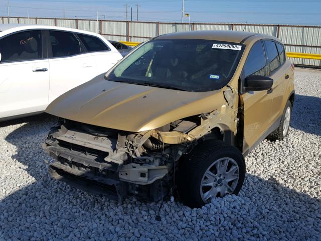 1FMCU0F7XEUB93372 - 2014 FORD ESCAPE S GOLD photo 2