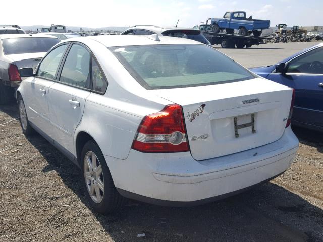 YV1MS390262217153 - 2006 VOLVO S40 2.4I WHITE photo 3