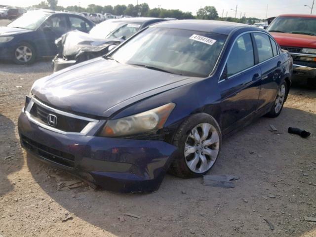 1HGCP26849A065766 - 2009 HONDA ACCORD EXL BLUE photo 2