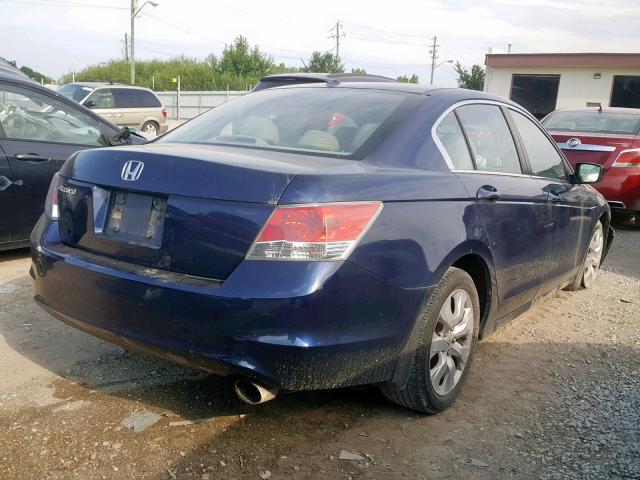 1HGCP26849A065766 - 2009 HONDA ACCORD EXL BLUE photo 4