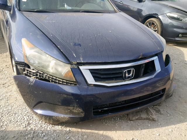 1HGCP26849A065766 - 2009 HONDA ACCORD EXL BLUE photo 9