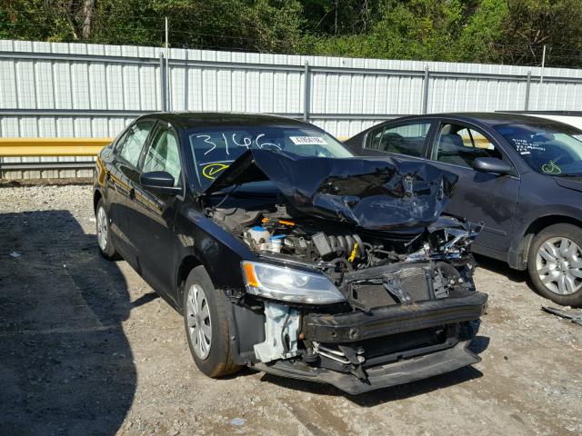 3VW2K7AJ9EM375230 - 2014 VOLKSWAGEN JETTA BASE 黑色 照片 1