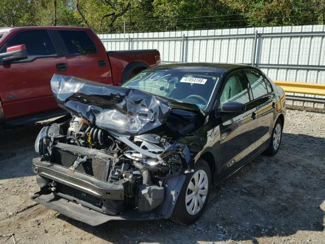 3VW2K7AJ9EM375230 - 2014 VOLKSWAGEN JETTA BASE 黑色 照片 2