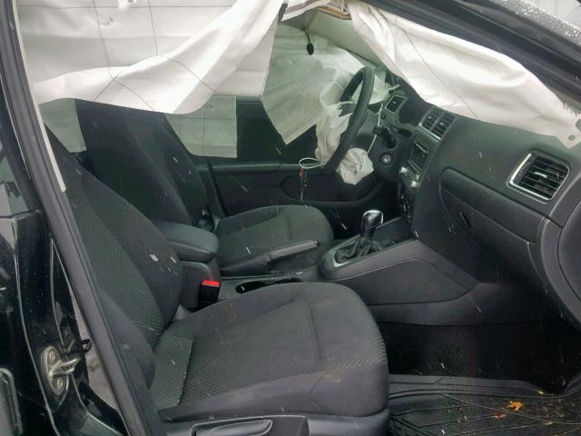 3VW2K7AJ9EM375230 - 2014 VOLKSWAGEN JETTA BASE 黑色 照片 5