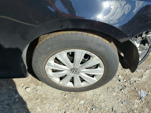3VW2K7AJ9EM375230 - 2014 VOLKSWAGEN JETTA BASE 黑色 照片 9