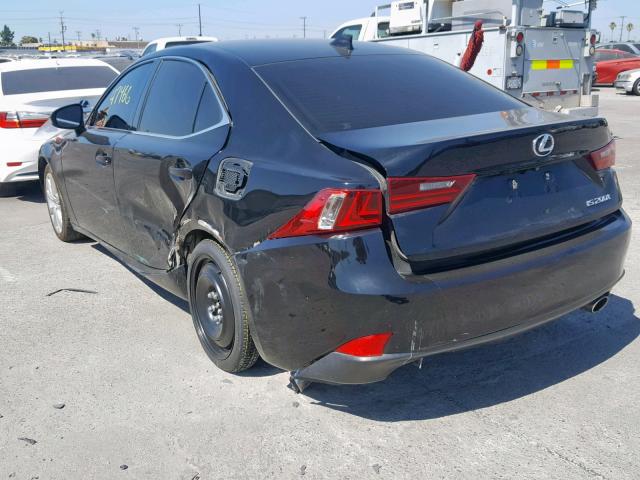 JTHBA1D28G5009726 - 2016 LEXUS IS 200T BLACK photo 3