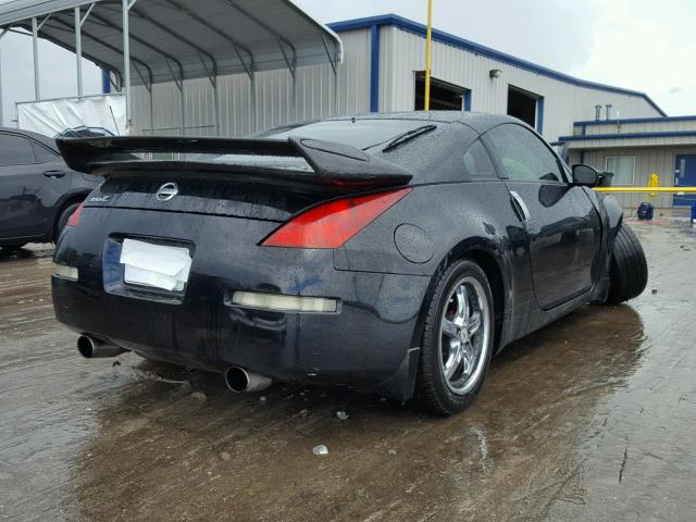 JN1AZ34D43T104859 - 2003 NISSAN 350Z COUPE BLACK photo 4