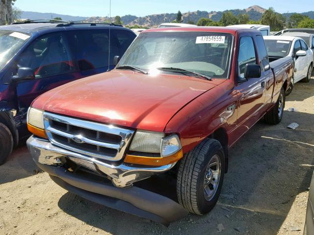 1FTYR14V4XPB83523 - 1999 FORD RANGER SUP RED photo 2