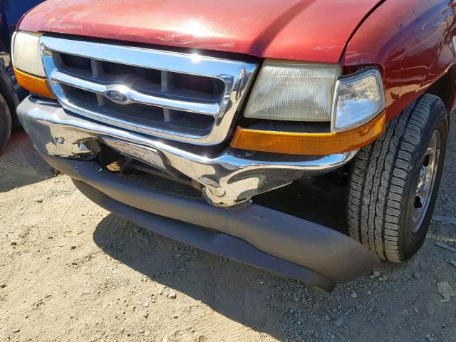 1FTYR14V4XPB83523 - 1999 FORD RANGER SUP RED photo 9