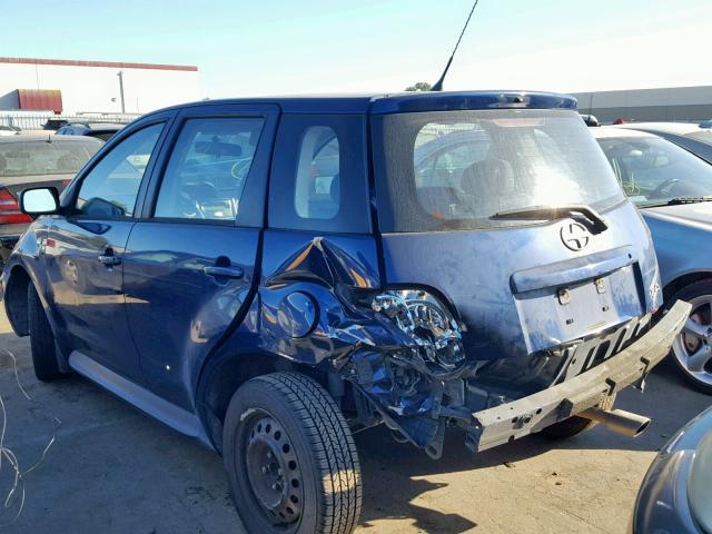 JTKKT624550128026 - 2005 TOYOTA SCION XA BLUE photo 3