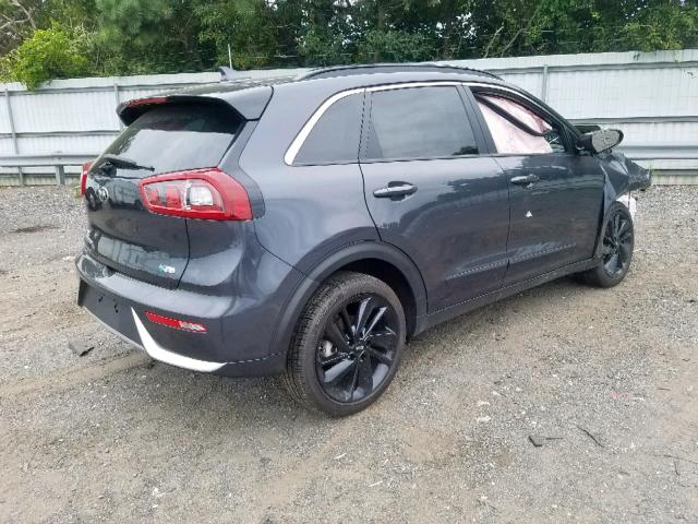 KNDCC3LCXJ5152366 - 2018 KIA NIRO EX GRAY photo 4