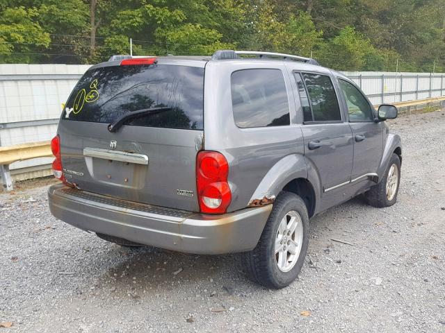 1D4HB58236F164822 - 2006 DODGE DURANGO LI GRAY photo 4