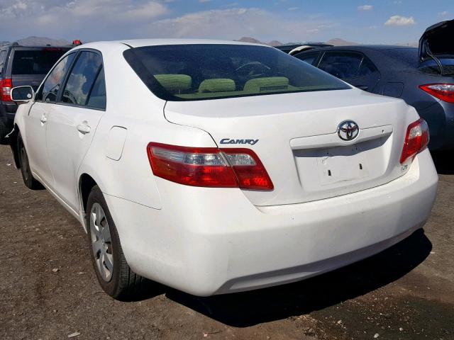 4T4BE46K59R051141 - 2009 TOYOTA CAMRY BASE WHITE photo 3