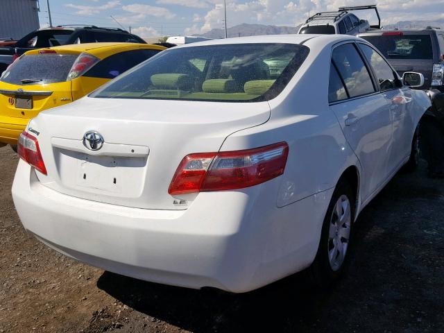 4T4BE46K59R051141 - 2009 TOYOTA CAMRY BASE WHITE photo 4