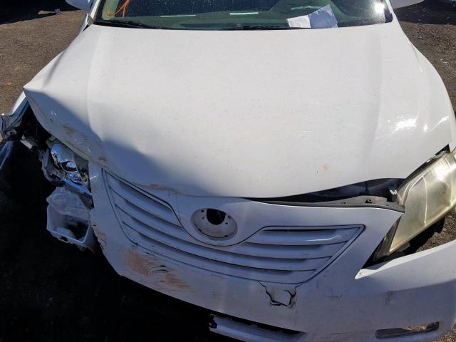 4T4BE46K59R051141 - 2009 TOYOTA CAMRY BASE WHITE photo 7