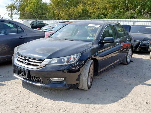 1HGCR2F84DA138153 - 2013 HONDA ACCORD EXL BLACK photo 2