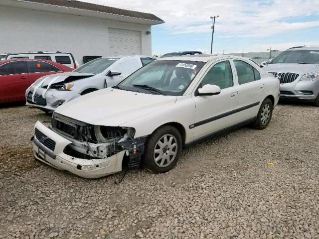 YV1RS61R912053166 - 2001 VOLVO S60 WHITE photo 2