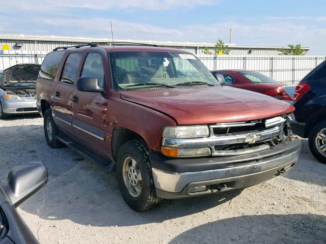 1GNFK16Z92J162648 - 2002 CHEVROLET SUBURBAN K RED photo 1