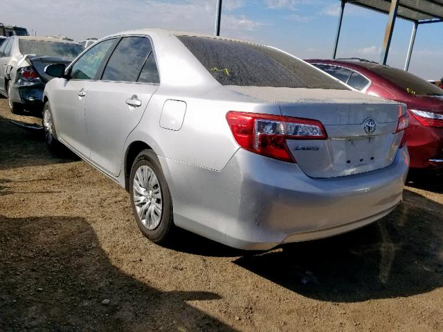 4T4BF1FK7CR225195 - 2012 TOYOTA CAMRY BASE SILVER photo 3