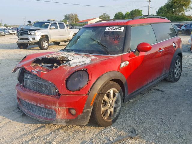 WMWMM3C57ATZ33471 - 2010 MINI COOPER S C RED photo 2