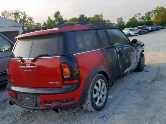 WMWMM3C57ATZ33471 - 2010 MINI COOPER S C RED photo 4