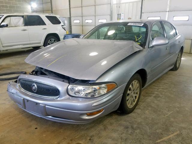 1G4HP52K85U203241 - 2005 BUICK LESABRE CU BLUE photo 2