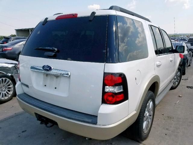 1FMEU6EE7AUA93252 - 2010 FORD EXPLORER E WHITE photo 4