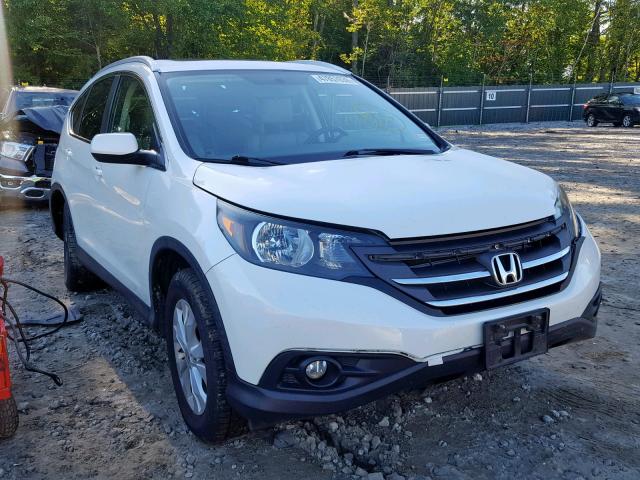 5J6RM4H76CL076999 - 2012 HONDA CR-V EXL WHITE photo 1